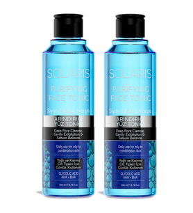 Solaris Yüz Temizleme Toniği Arındırıcı 200 ml x 2 Adet