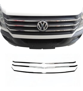 VW Crafter Krom Ön Panjur 2011-2017 6 Parça Paslanmaz Çelik
