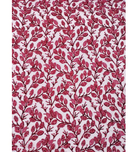 YAPRAK TAŞLI ABİYELİK KUMAŞ (Bordo)