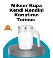 Manyetik Otomatik Karıştırma Bardağı - Şarjlı, Paslanmaz Ve Pratik