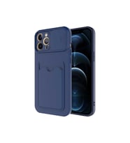 Apple iPhone 12 Pro Max Uyumlu Kılıf Zore Kartix Kapak (Lacivert)