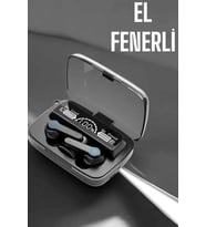 Bluetooth Kulaklık Powerbankli Dijital Göstergeli Dokunmatik Kontrol