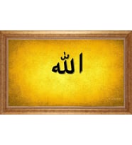 EV İŞYERİ OFİS İÇİN ALTIN ÇERÇEVELİ PASPARTULU TABLO VB432