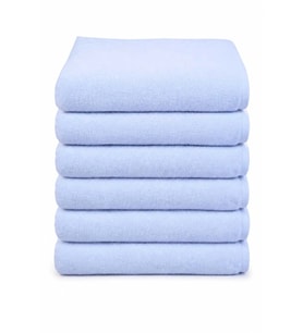 6 lı Otel El Yüz Havlusu Pamuklu Beyaz 50x85 Cm Newcotton