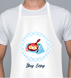 Kişiye Özel En İyi Chef- Aşçı Mutfak Önlüğü MO096E