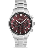 Rms Zeitmeister RMS.1.1AG2196.113 Metal Kordon Gümüş Renk Erkek Kol Saati