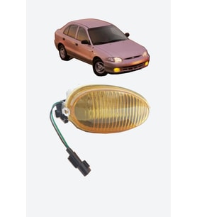 HYUNDAİ ACCENT 1998-2000 SARI RENK ÖN SİS FARI YUMURTA KASA ACCENT SİS LAMBASI SAĞ (R) YOLCU TARAFI