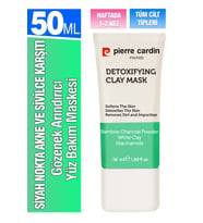 Pierre Cardin Siyah Nokta Akne Ve Sivilce Karşıtı, Gözenek Arındırıcı Yüz Bakım Maskesi 50 ml