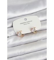Kitty Model Gold Renk Pirinç Çocuk Küpe 5886 - HPSBYI6636-3414