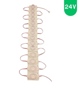 20 Adet 24 Volt 1.5 Watt Tek Lensli Beyaz 3030 Led Modül IP65