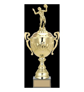ODAK KUPA - Figürlü Kupalar - Voleybol Kadın Figürlü Kupalar FG-089 B - 47 cm