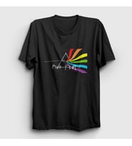 Presmono Unisex Siyah Beam Pink Floyd T-Shirt 76228tt