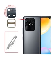 Tkgz Xiaomi Redmi 10C Arka Kamera CAM Lensi + Bistüri Ucu