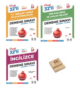 Nartest LGS 8. Sınıf Prestij 32li İnkılap Din ve İngilizce Denemeleri + Telefon Standı