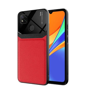Xiaomi Redmi 9C Kılıf Parlak TPU Emiks Kapak (Kırmızı)