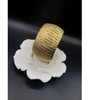 22 AYAR ALTINKAPLAMA KADIN GOLD ÖZEL TASARIM 4 CM ENİNDE BİLEZİK