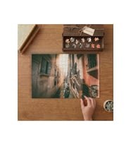 Dar Sokaklar- Venedik-Italya Tasarımı 240 parça Ahşap Puzzle Ahşap Kutuda MP00039