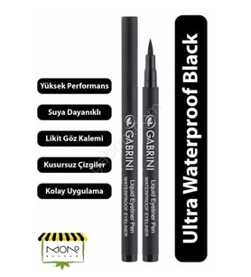 Gabrini Siyah Likit Liquid Eyeliner