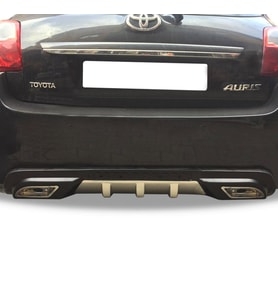 Toyota Auris Difüzör Arka Tampon Çift Egzoz Çıkışlı