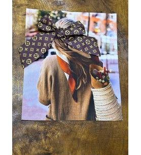 23X19 CM 3 BOYUTLU FİYONK TOKALI KIZ ARMA DİKİŞ APLİKE