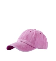 Beyzbol Şapkası %100 Pamuk Düz Eskitme - Yeni Sezon – Son Trend - Pembe