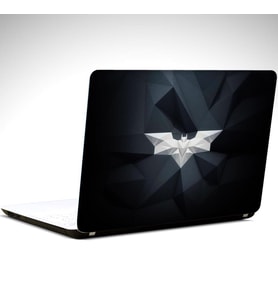 Batman Beyaz Logo Laptop Sticker 15.4 inch (37X26CM)