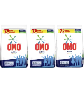Omo Matik Çamaşır Deterjanı 22.5KG Color/Renkli (150 Yıkama) (3PK*7.5KG)