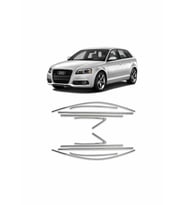 Audi A3 Hb Cam Çıtası Çerçevesi Krom Komple 2013-2020 arası