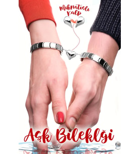 Nomination Mıknatıslı Kalpli Birleşen Çelik Bileklik - Sevgililer Gününe Özel Hediye