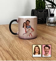 Kişiye Özel Karikatürlü Sevgiliye Hediye Kupa Bardak Sevgililer Günü Hediyesi