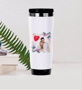 BK Gift Kişiye Özel İsimli Fotoğraflı Çelik Termos Bardak-6