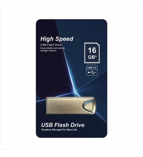 Elba 16GB Metal 2.0 USB Flash Bellek