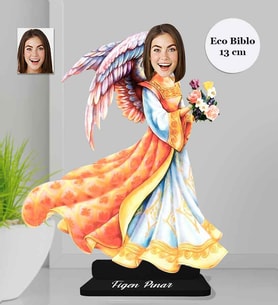 Kişiye Özel Kadın Ahşap Eco Biblo -32