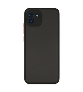 Samsung Galaxy A03 Kılıf Montreal Silikon Kapak - Siyah