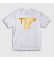 Presmono Unisex Çocuk Beyaz Logo Topg Andrew Tate T-Shirt 448741tt (Beyaz)
