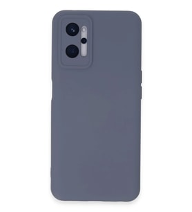 Newface Realme 9i 4G Kılıf Nano içi Kadife Silikon - Gri