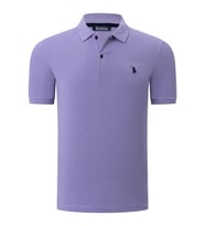 T8561 DEWBERRY ERKEK TSHIRT-DÜZ LİLA (Karışık)