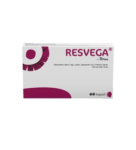Resvega Resveratrol, Balık Yağı,Vitaminler Ve Mineraller İçeren Takviye Edici Gıda 60 Kapsül