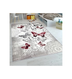 Rovigo Home Dijital Baskı Yıkanabilir Kaymaz Taban Çocuk Halısı RVG4070 (Gri)