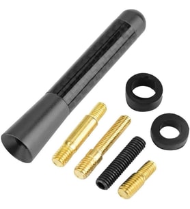 Uni̇versal Karbon Fi̇ber Oto Çubuk Radyo Anteni̇ 12 Cm