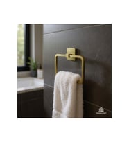 Antik Gold Kare Havluluk Pirinç Banyo Aksesuar