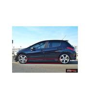 Peugeot 308 Marşpiyel Sağ Sol Takım Fiberglass Boyasız