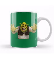 Shrek Raised Hands Pocket Shrek Kupa Bardak Porselen