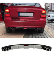 Opel Astra G Difüzör Arka Tampon Eki 4 Egzoz Çıkışlı Gri