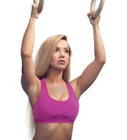 MioFit Macrophylla Destekli Seamless Spor Sütyen (Açık Mürdüm)