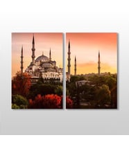 Süleymaniye Camii Kanvas Tablo 70x60cm (Karışık)