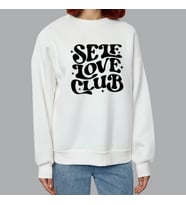 Kişiye Özel Baskı Beyaz Bisiklet Yaka Sweatshirt, sevgiliye hediye, yıldönümü hediyesi, geçmiş olsun hediyesi, yeni iş hediyesi, anneye hediye, babaya hediye, resimli hediye