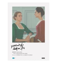 Ateşli Bir Kadının Portresi Film Posteri Tablo Ahşap Poster Dekoratif
