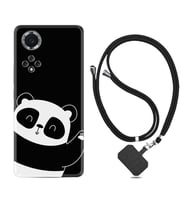 Huawei Nova Y70 Y90 Nova 9 SE  Kılıf Boyun Askılı Silikon Bay Bay Panda 1784