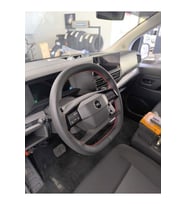 Dikişli Direksiyon Kılıfı Damarlı Deri Kırmızı Dikişli Opel Vivaro Için Hızlı Kargo